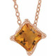 Celebrate their November birthday with this smart and stylish citrine pendant.