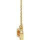 Celebrate their November birthday with this smart and stylish citrine pendant.