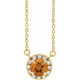 Celebrate their November birthday with this smart and stylish citrine pendant.