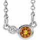 Celebrate their November birthday with this smart and stylish citrine pendant.