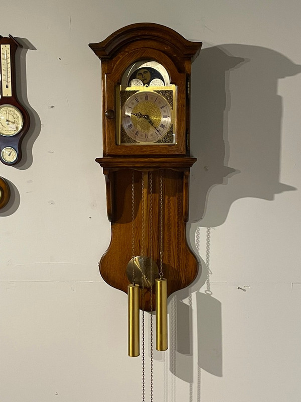 2 weight open chiming clock 