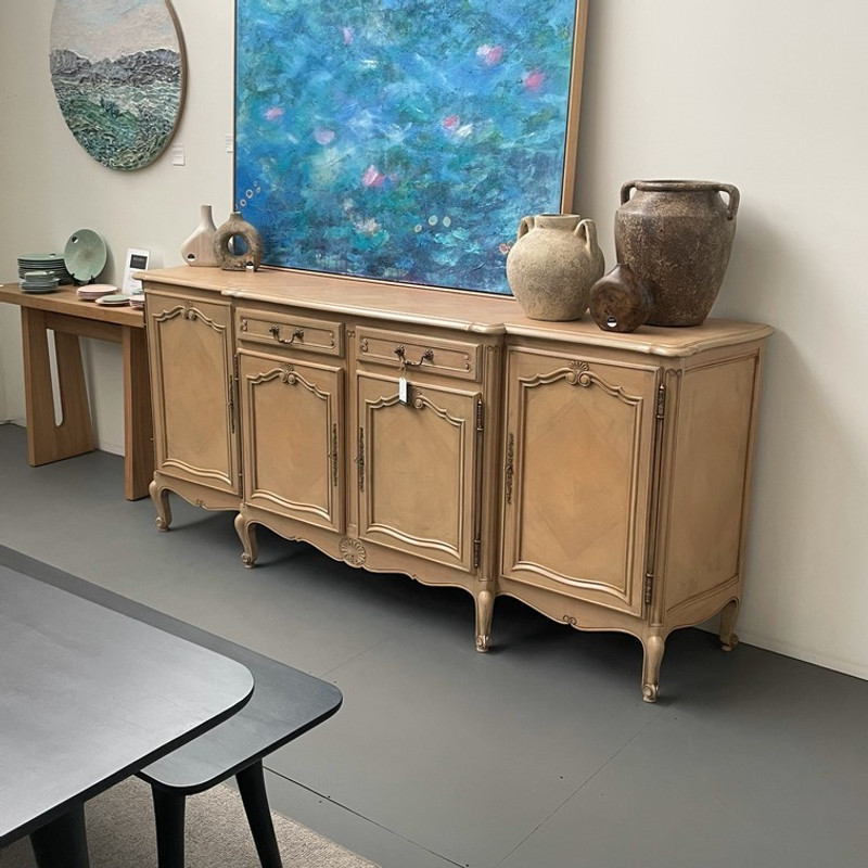 French Parquetry Large Sideboard