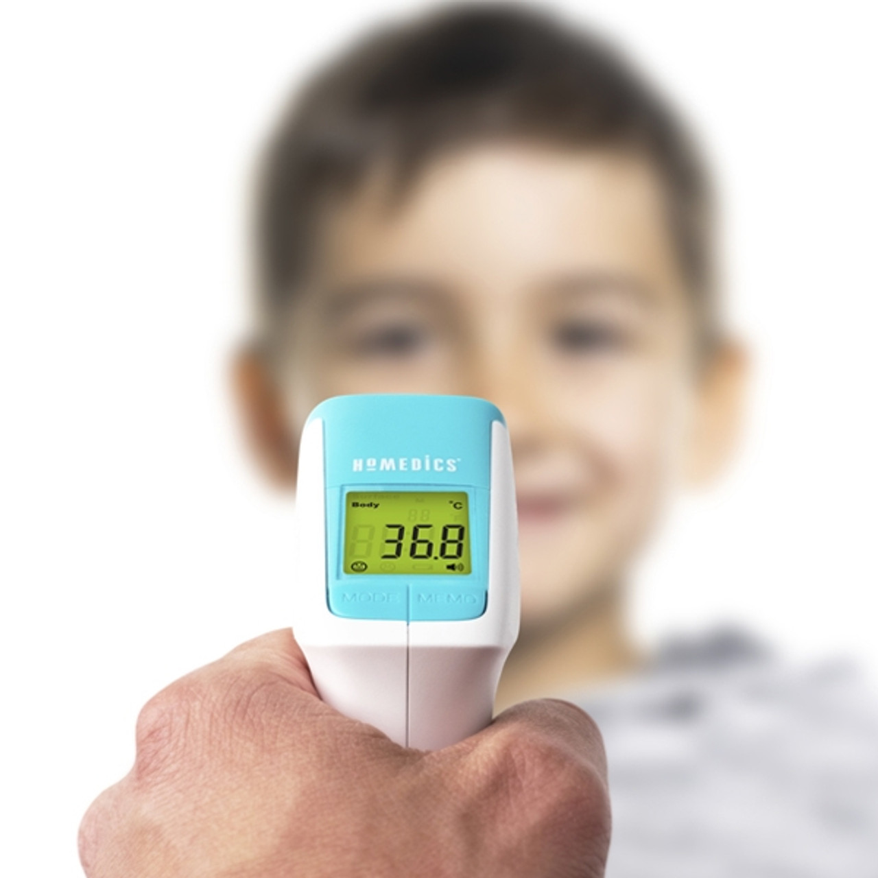 2 berührungsloses HoMedics Infrarot-Thermometer