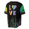 LGBT Love Pride Rainbow Pride Month LGBT 3D All Over Print Baseball Jersey Shirt