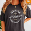 Christian New Year Shirt 2026, New Year New Challenges Same Great God Tee T-Shirt S-5XL