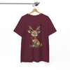 Cute Reindeer Christmas Shirt, Baby Deer Xmas Tee, Adorable Reindeer Bow Shirt, Holiday Graphic Tee, Unisex Christmas Gift