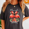 Flamingle All The Way Shirt, Christmas Flamingo Tee, Tropical Xmas T-Shirt S-5XL