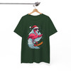 Christmas Flamingo Surf Shirt, Santa Flamingo Sunglasses Tee T-Shirt S-5XL
