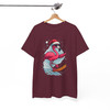 Christmas Flamingo Surf Shirt, Santa Flamingo Sunglasses Tee T-Shirt S-5XL