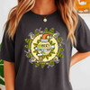 Merry Christmas Vintage Shirt, Holiday Wreath Tree Festive T-Shirt S-5XL
