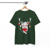 Christmas Reindeer Shirt, Cute Deer With Glasses Ornament T-Shirt S-5XL