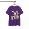 Cute Reindeer Christmas Shirt, Baby Deer Opening Gift Watercolor T-Shirt S-5XL