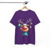 Cute Reindeer Christmas Shirt, Cartoon Rudolph With Ornaments T-Shirt S-5XL