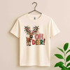 Oh Deer Christmas Shirt, Cute Reindeer With Lights Funny T-Shirt S-5XL