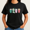 Christmas Coffee Shirt, Sweet Cheer Holiday Drinks Cozy Winter T-Shirt S-5XL
