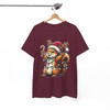 Cute Christmas Squirrel Shirt, Funny Santa Squirrel Graphic T-Shirt S-5XL