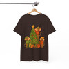 Cute Christmas Mouse Shirt, Mouse Decorating Tree Whimsical Holiday T-Shirt S-5XL