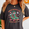 Boogie Wonderland Retro Christmas T-Shirt, Vintage Roller Skate Holiday Graphic Tee, Skating Xmas Gift T-shirt S-5XL
