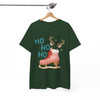 Ho Ho Ho Ice Skate Christmas Shirt, Funny Reindeer Skate Tee, Winter Holiday Graphic T-shirt S-5XL