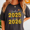 Goodbye 2025 Hello 2026 Shirt, New Year Eve Party Tee, Gold Numbers Fireworks Shirt, Happy New Year Gift T-shirt S-5XL