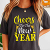 Cheers To The New Year Shirt, New Year Champagne Tee, Party Celebration Shirt, Happy New Year Graphic Tee, Holiday Gift T-shirt S-5XL