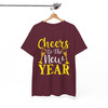 Cheers To The New Year Shirt, New Year Champagne Tee, Party Celebration Shirt, Happy New Year Graphic Tee, Holiday Gift T-shirt S-5XL