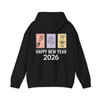 Happy New Year 2026 Shirt, Minimal Icon New Year Tee, Champagne Fireworks Celebration Hoodie S-5XL