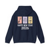 Happy New Year 2026 Shirt, Minimal Icon New Year Tee, Champagne Fireworks Celebration Hoodie S-5XL