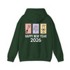 Happy New Year 2026 Shirt, Minimal Icon New Year Tee, Champagne Fireworks Celebration Hoodie S-5XL