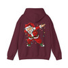 Dabbing Santa Christmas Shirt, Funny Santa Lights Xmas Graphic Hoodie S-5XL