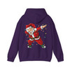 Dabbing Santa Christmas Shirt, Funny Santa Lights Xmas Graphic Hoodie S-5XL