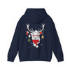 Christmas Reindeer Shirt, Cute Deer With Glasses Ornament Hoodie S-5XL