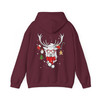 Christmas Reindeer Shirt, Cute Deer With Glasses Ornament Hoodie S-5XL