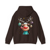 Cute Reindeer Christmas Shirt, Cartoon Rudolph With Ornaments Hoodie S-5XL