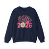 Hello 2026 Pink Daisy T Shirt, Cute Floral New Year Graphic Tee, Trendy Unisex Sweatshirt S-5XL