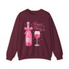 Happy New Year Wine T Shirt, Pink Champagne Graphic Tee, New Year Party Unisex Sweatshirt S-5XL