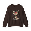 Cute Reindeer Christmas Shirt, Baby Deer Xmas Tee, Adorable Graphic Sweatshirt S-5XL