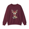 Cute Reindeer Christmas Shirt, Baby Deer Xmas Tee, Adorable Graphic Sweatshirt S-5XL