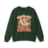 Rolling Into Christmas Roller Skate Shirt, Retro Christmas Skating Tee, Vintage Holiday Graphic Sweatshirt S-5XL