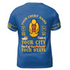 Personalized DOI Anubis , Custom Court Name City State, Egyptian Style  T-shirt S-5XL