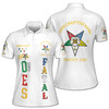 Custom 1850 OES Order Of The Eastern Star Women's Polo Shirt S-5XL