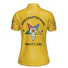 Custom 1850 OES Order Of The Eastern Star Women's Polo Shirt S-5XL