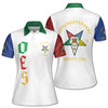 Customize Name OES Sistar Order Of The Eastern Star Women's Polo Shirt S-5XL