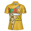 Customized Multi-color OES 1850 Order Of Eastern Star Women's Polo Shirt S-5XL