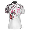Custom Funny Flamingo Golf Polo, Personalized Par Then Bar Women's Polo Shirt S-5XL