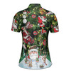 Custom Funny Santa Golf Christmas Polo, Personalized Ugly Xmas Golfer Gift Women's Polo Shirt S-5XL