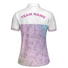 Custom Team Golf Pastel Ombre Cart Polo Women's Polo Shirt S-5XL