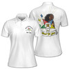 Custom OES Destined To Shine Eastern Star Women's Polo Shirt S-5XL