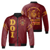 Custom DOI Zip , Anubis Egyptian Style, Personalized Court Name City State, Bomber Jacket S-5XL