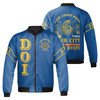 Imperial Court Anubis Egyptian Style Personalized Bomber Jacket, Custom Court Name City State S-5XL